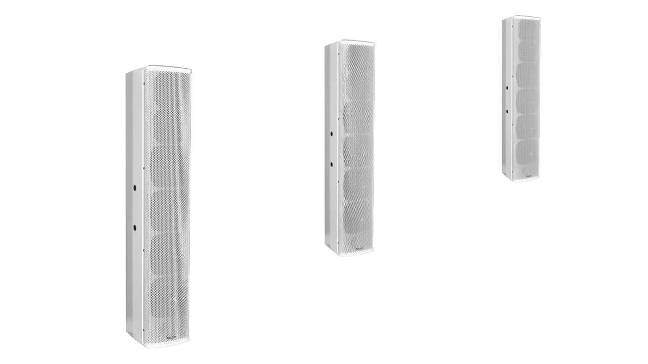 4 Inch POE+ DANTE Active Column-Speakers MNS-4AXXICS-2P