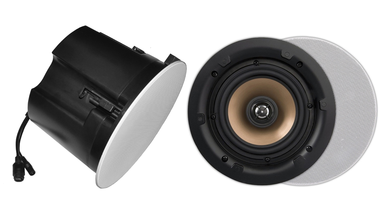 6.25 Inch POE+ DANTE IP Ceiling Speakers MNS-6AXXCS-2P