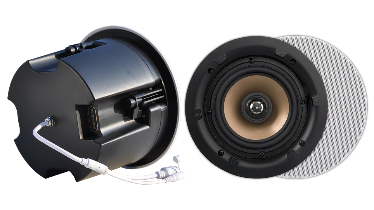 amplified in ceiling speakers